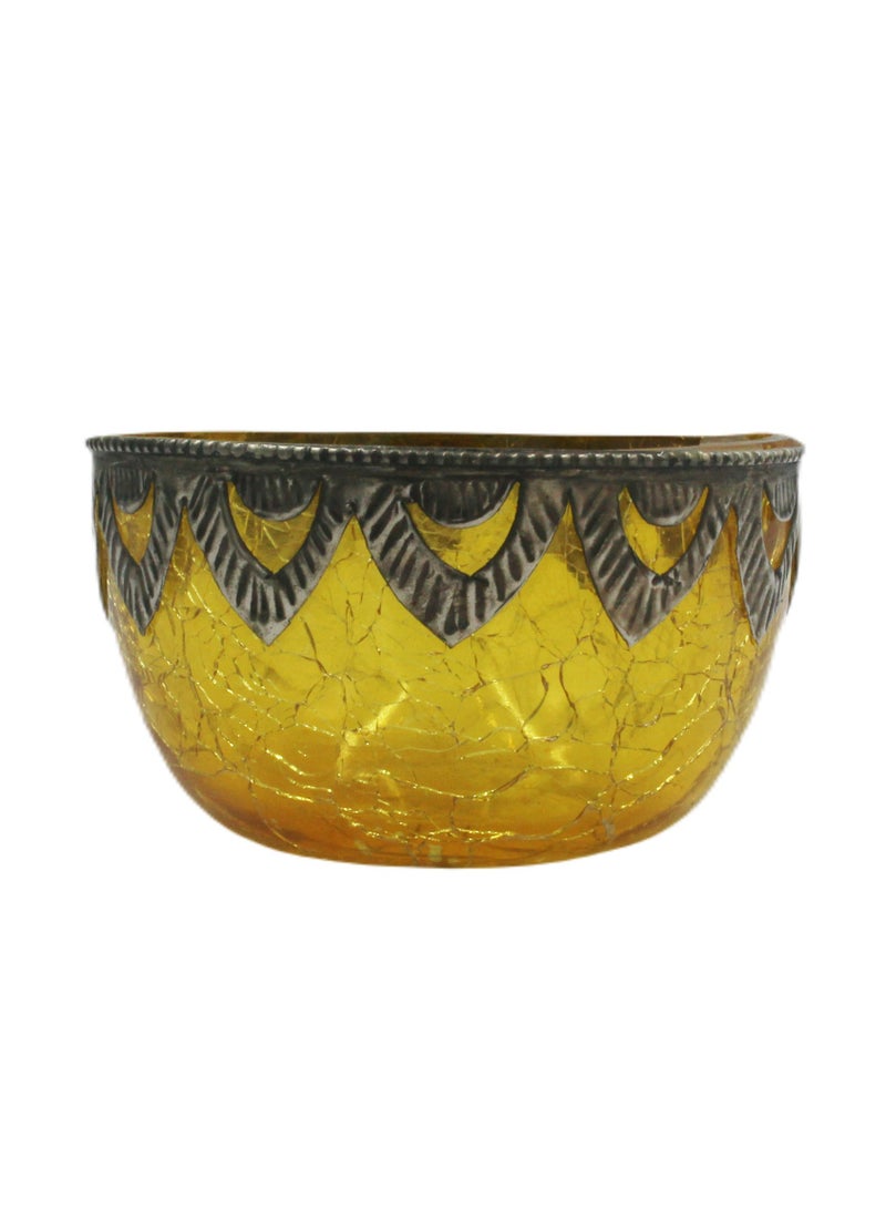 Persian Dining Bowl-crack glass-w/m Covering