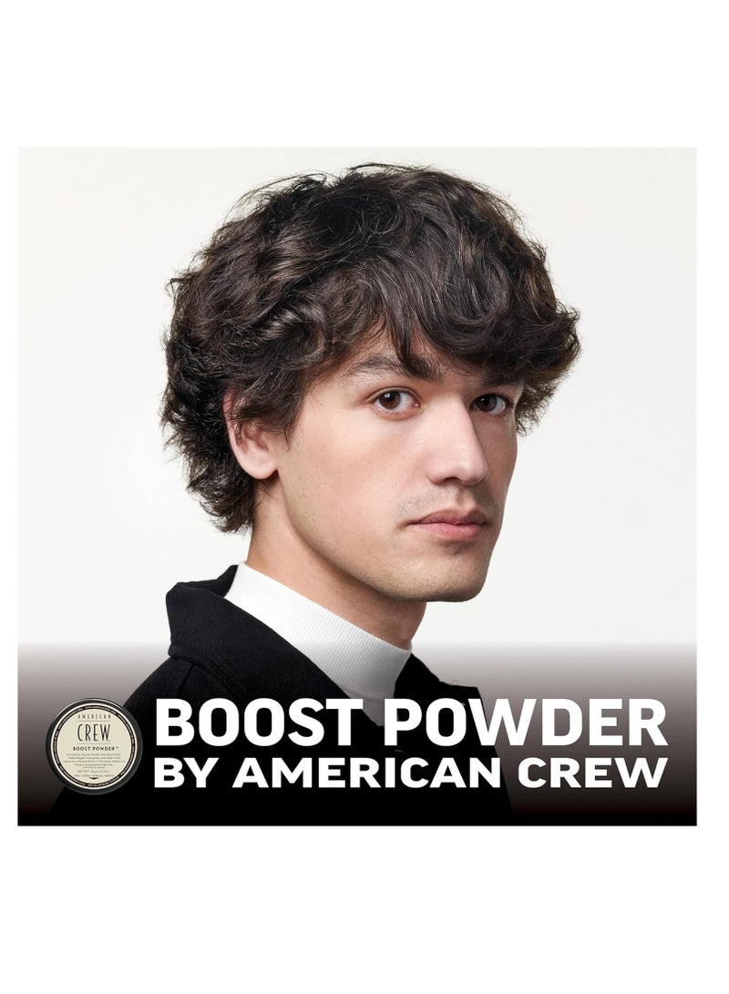 American Crew Men's Hair Boost Powder, Provides Lift & Volume, 0.3 Oz