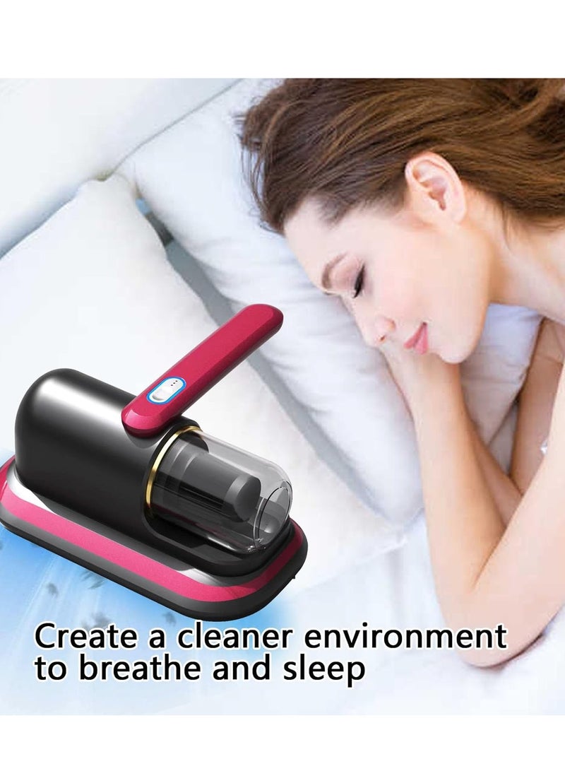 Bed Vacuum Cleaner Upgraded Cordless UV Vacuum Cleaner, Handheld deep Mattress Vacuum Cleaner, Effectively Cleans Bedding, Sofas, Carpets and Other Fabric Surfaces