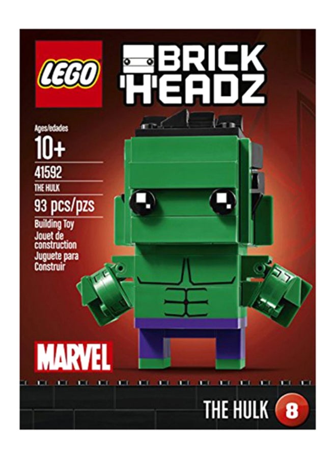 41592 93-Piece Brickheadz The Hulk Building Kit 41592 10+ Years