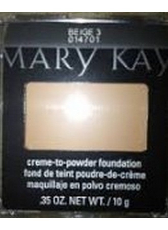 Creme To Powder Foundation Beige 3 Square Compact