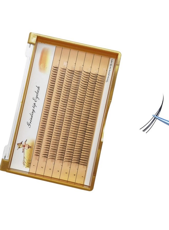 Fishtail Eyelash Extensions Mix Length Single Cluster Fans Eyelashes Fashion Fish Tail Fairy Eyelashes C Curl Super Natual Grafting Eyelash Dovetail Fly Eyelash Sharp Spikes Am Type 10D Lashes