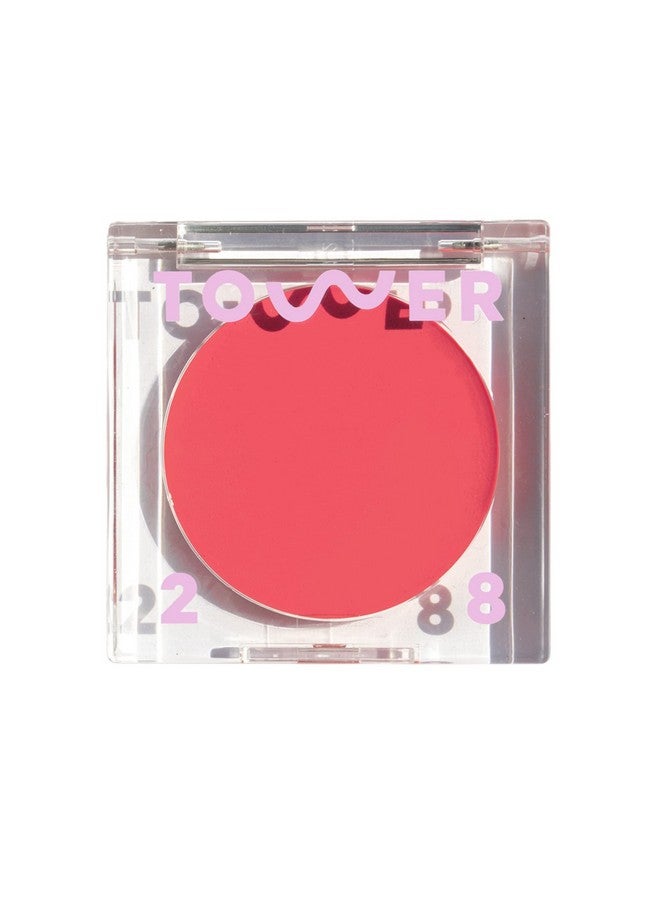 Beachplease Luminous Tinted Balm Happy Hour Multipurpose Cheek And Lip Cream Blush In Coral Pink Dewy Finish Green Tea And Aloe Vera Extract