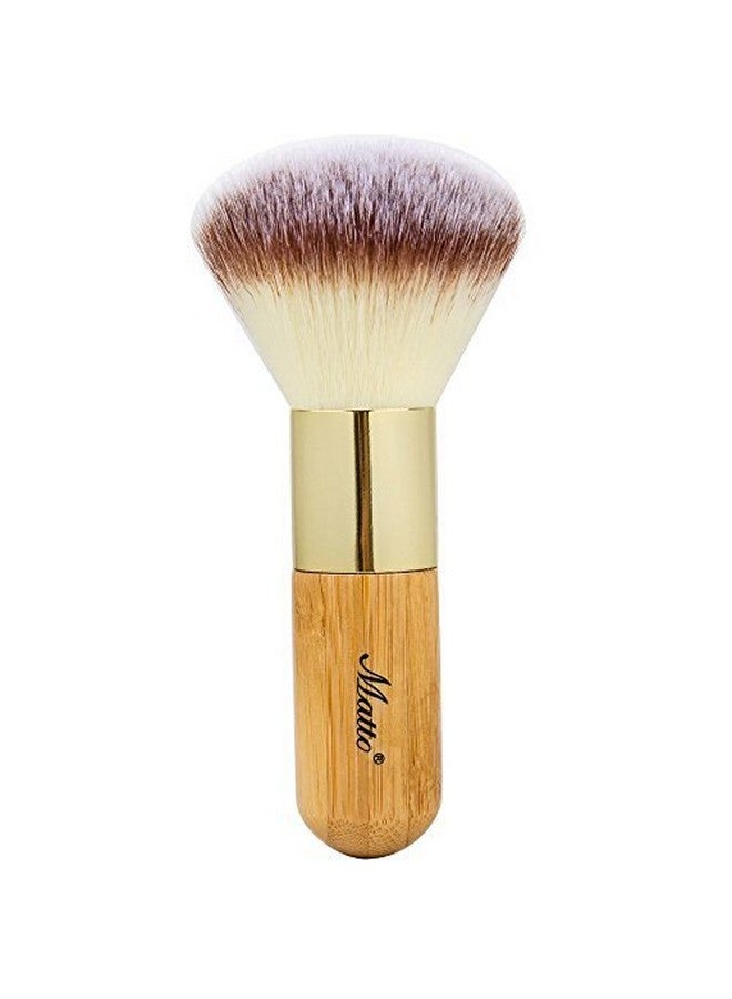 Bamboo Powder Mineral Kabuki Brushlarge Coverage Powder Mineral Foundation Makeup Brush 1 Piece