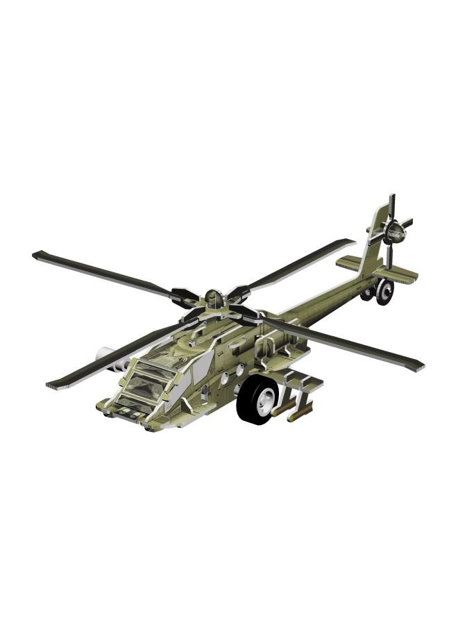 AH-64 Attack Helicopter Motorized 3D Puzzle FBA_6932 6inch