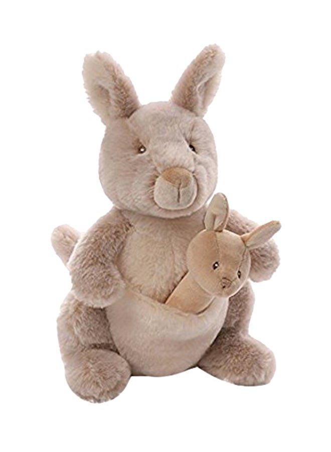 Baby Oh So Soft Kangaroo Stuffed Animal and Plush Rattle Combo