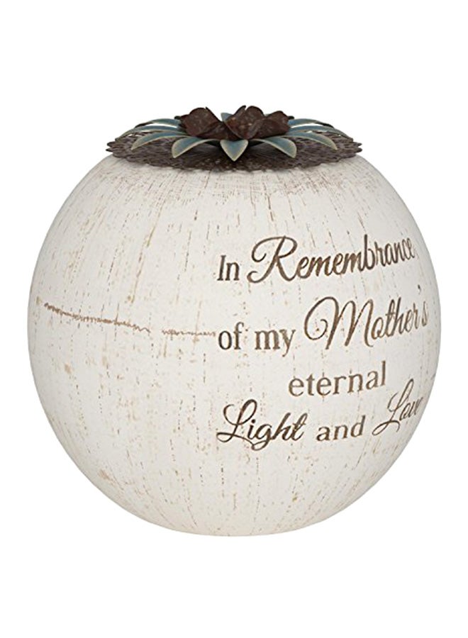 Mother Memory Globe Candle Holder Beige