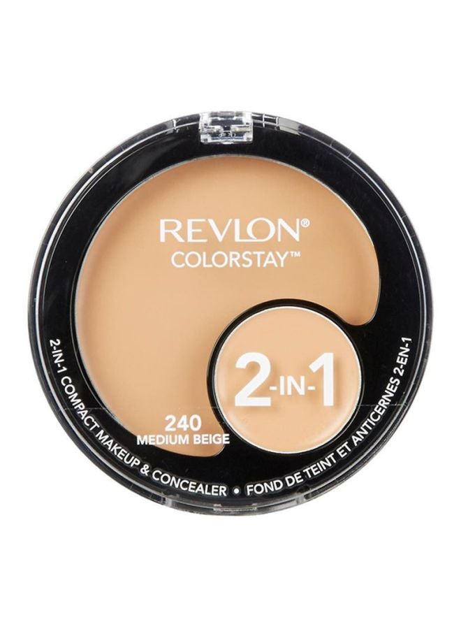 ColorStay 2-In-1 Compact And Concealer Medium Beige