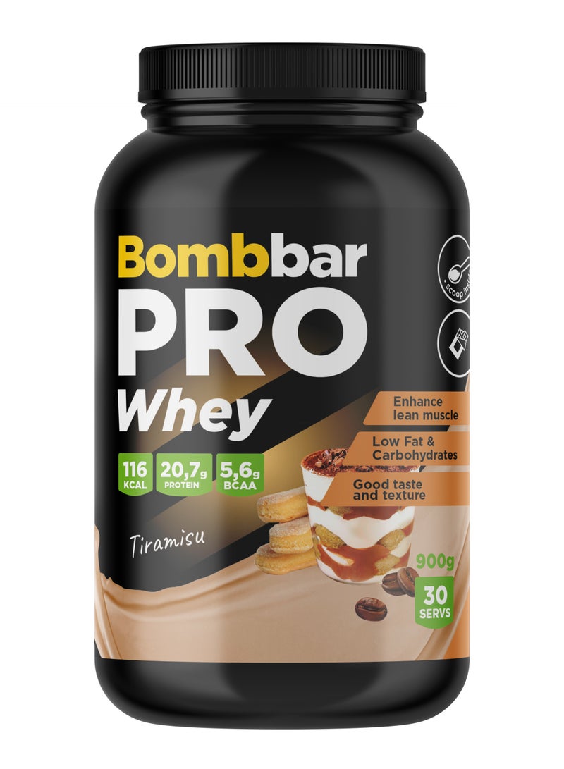 Pro Whey Protein Powder with Tiramisu Flavour 900g