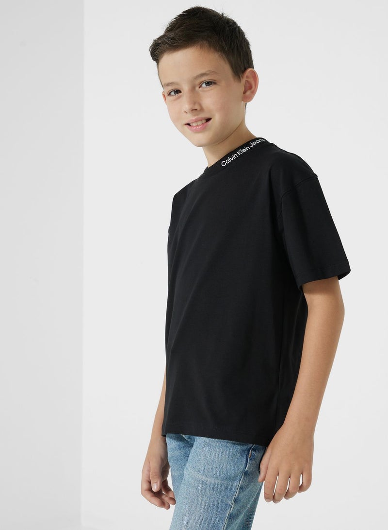 Youth Intarsia Relaxed T-Shirt
