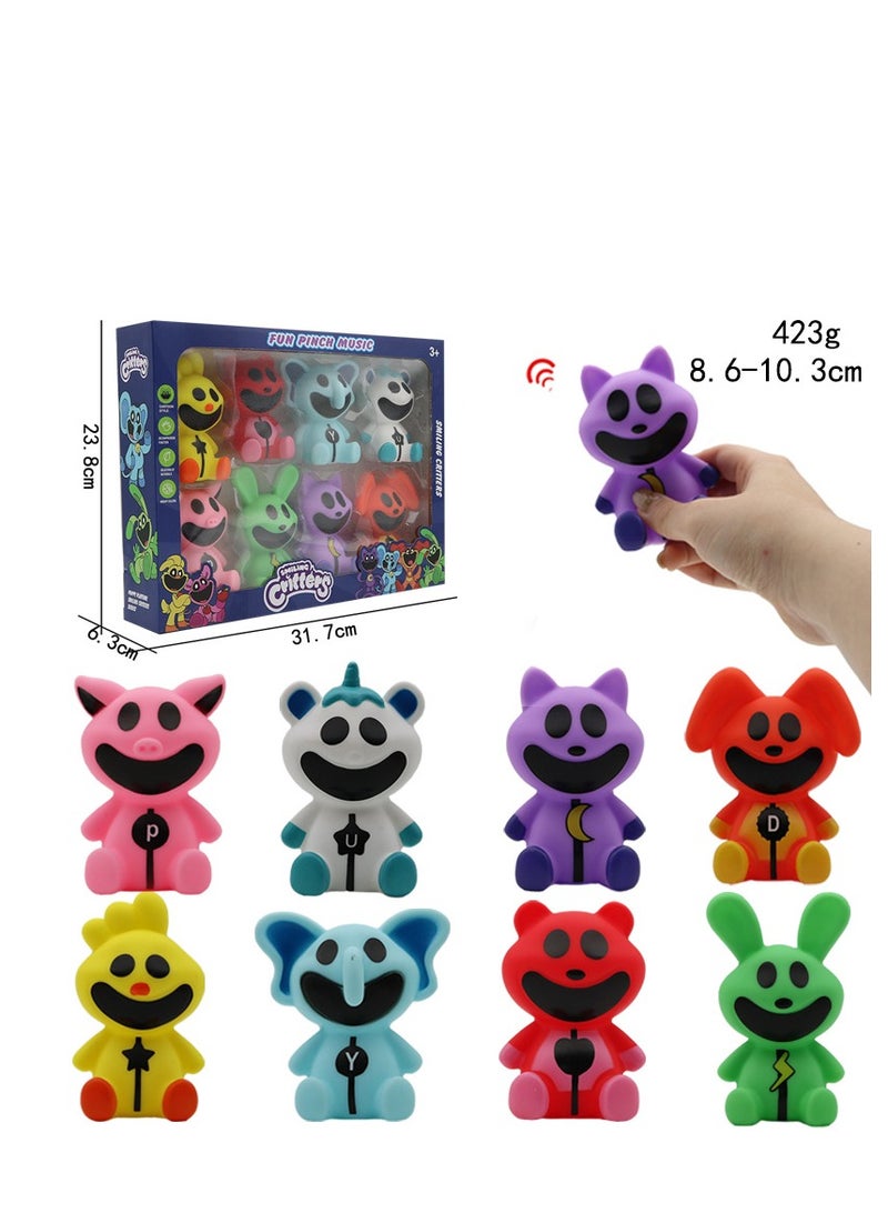 8-Piece poppy playtime 3 smiling critters Figure Set