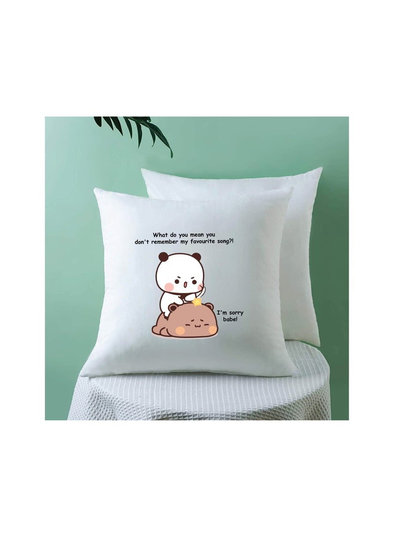 Cushion Cover and Ceramic Mug for Couples - Gift for Boy Friend - Gift for Girl Friend