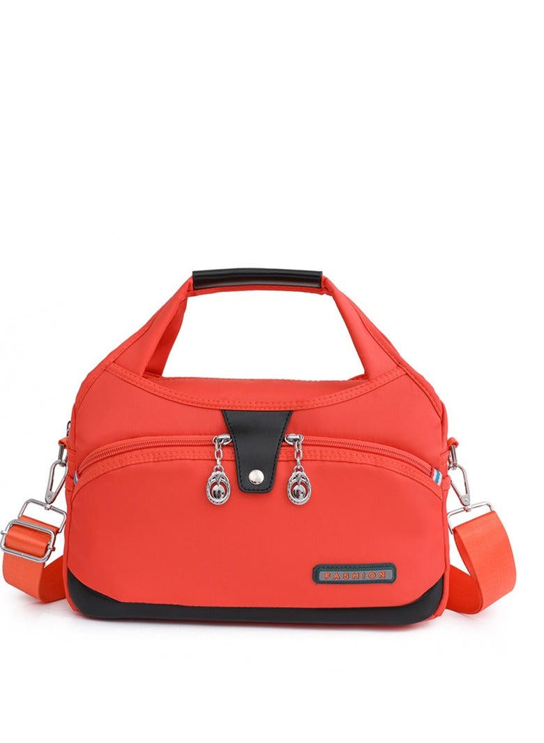 Ladies handbags Large-capacity Waterproof Anti-theft Women's Fashion Handbag, Oxford Cloth Travel Daypack, Multi Zipper Pockets Crossbody Shoulder Bag