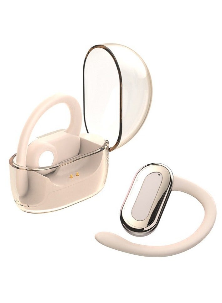 X20 Wireless Bluetooth 5.3 Headphones Ear-Hook Earbud with Microphone In-Ear Sports Headset Sweatproof Noise Reduction Earphone for Running Driving Office Working