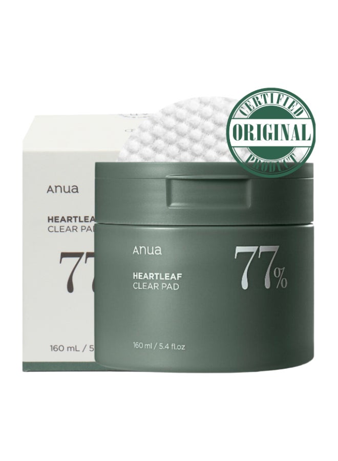 Heartleaf 77 Toner Pads - Refreshing And Nourishing Facial Toner With 77% Heartleaf Extract 160Ml