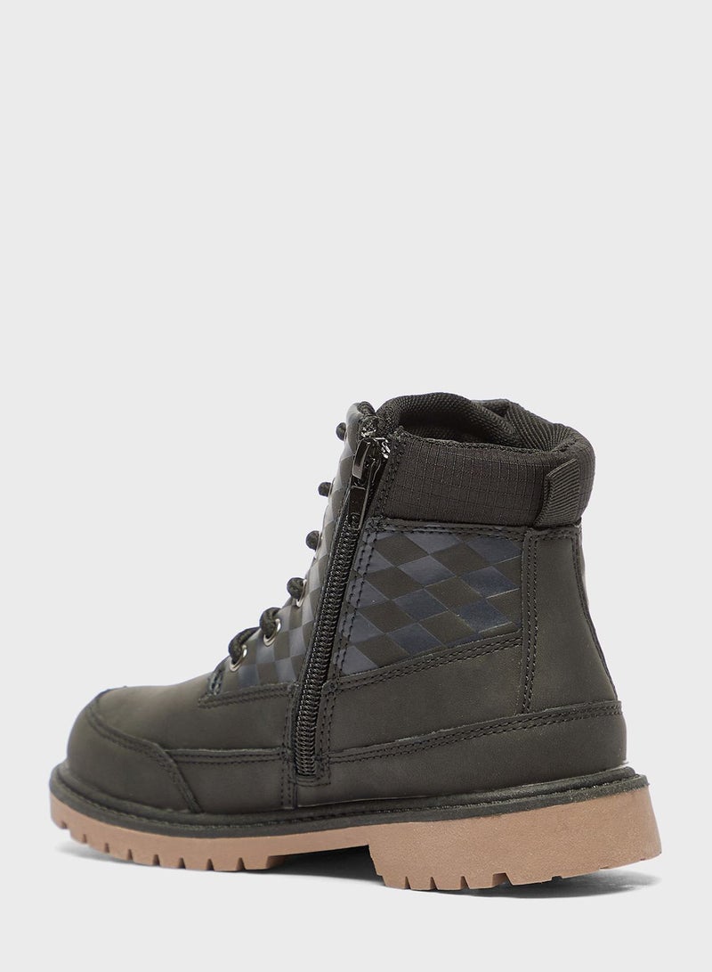 Kids Lace Up Boots