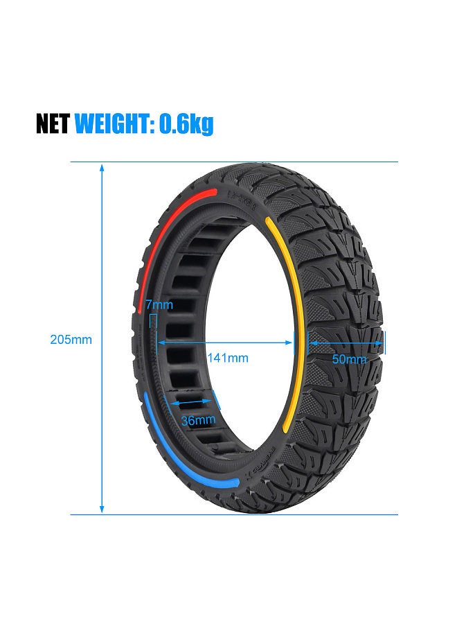 Honeycomb Tubeless Solid Tire Compatible for Xiaomi M365/pro/pro2/1s/Lite Electric Scooter Red