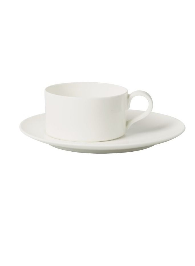 12-Piece Metrochic Blanc Tea cups & Saucers