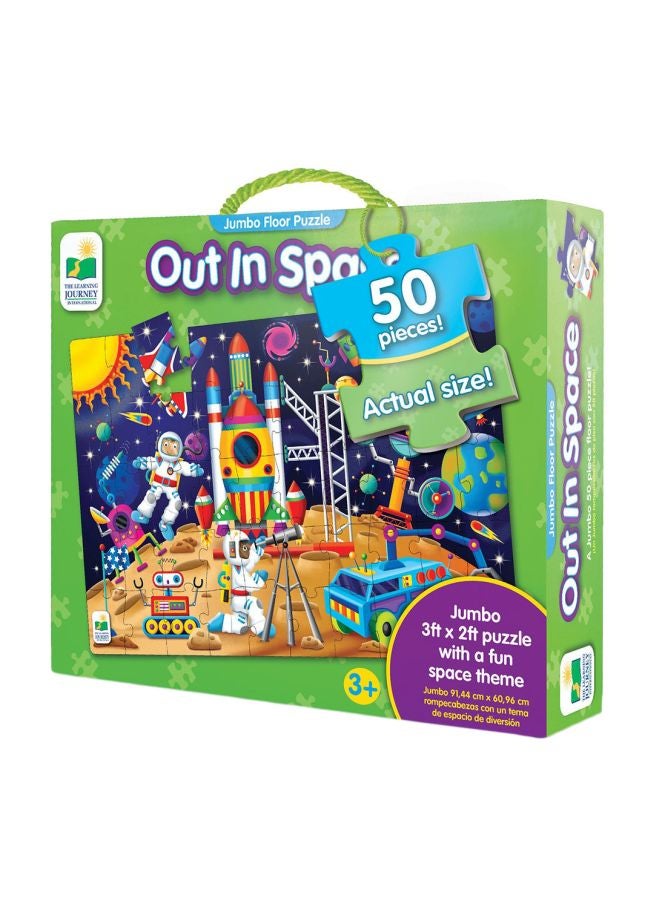 50-Piece Out In Space Jumbo Floor Puzzle 438251