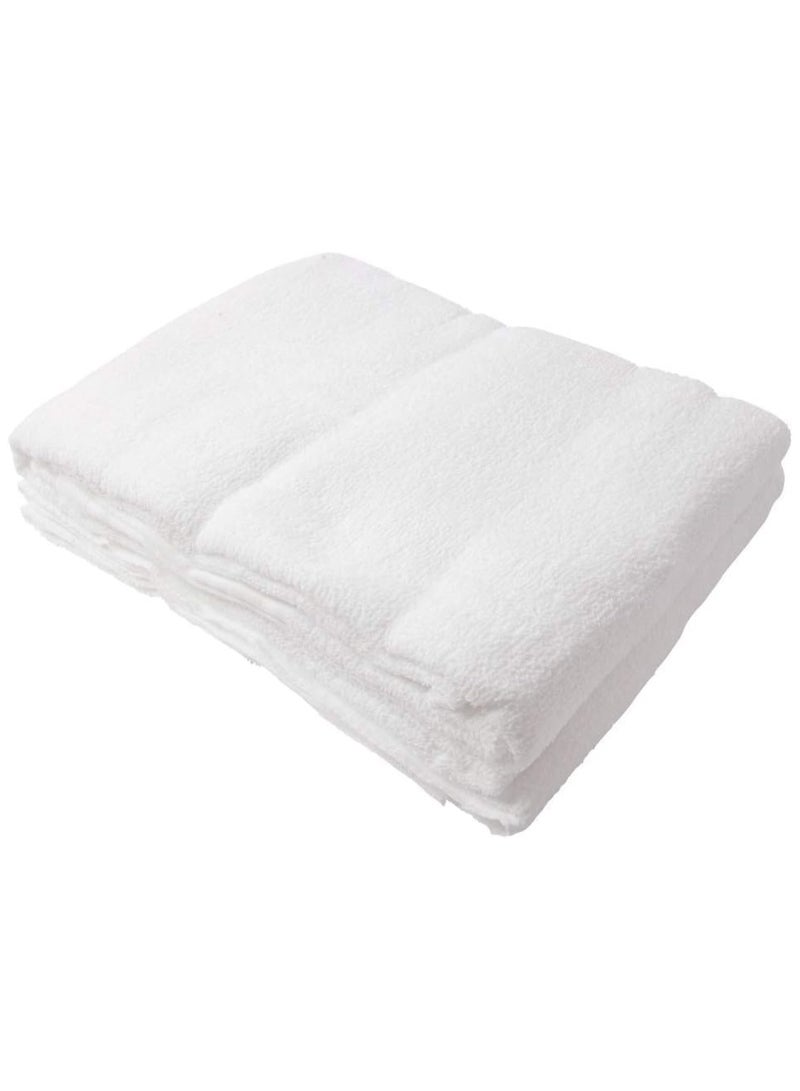 Ihram clothing for men for Hajj and Umrah - 2 white towels - 100% natural healthy combed cotton towels, weight 1200 grams