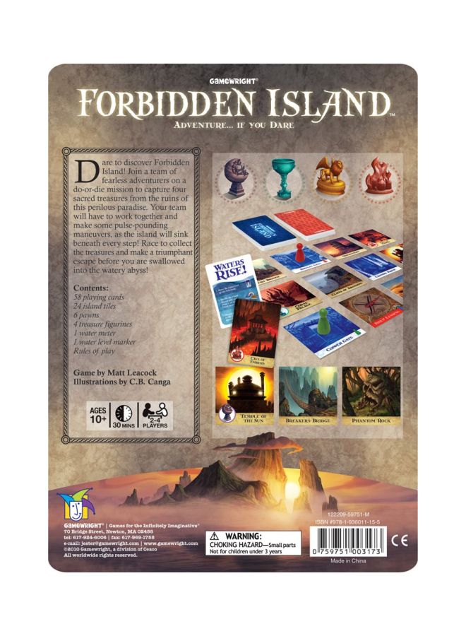 Forbidden Island Board Game CSG-FORI