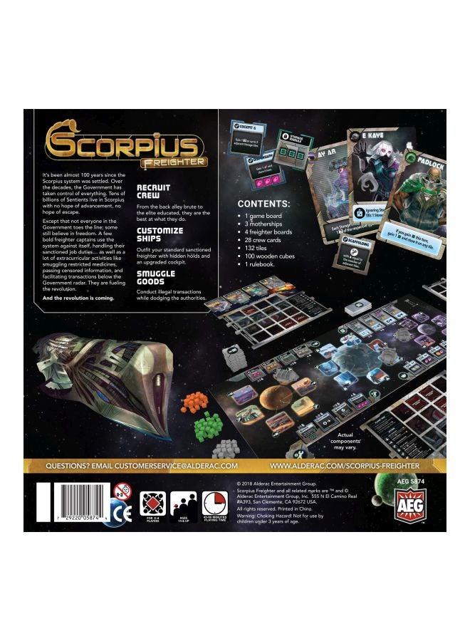 Scorpius Freighter Board Game ALD05874