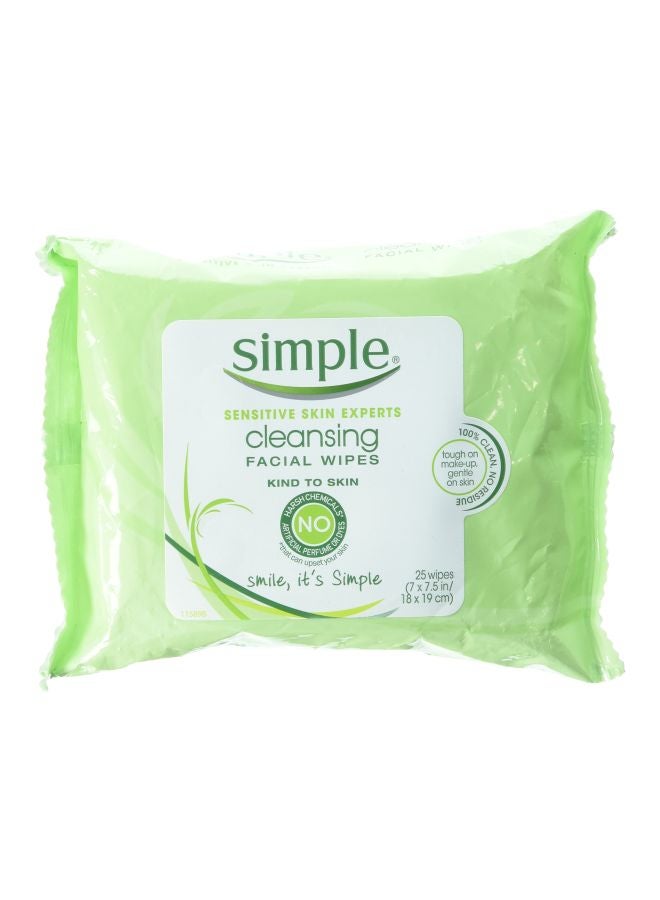 Pack Of 3 Cleansing Facial Wipes