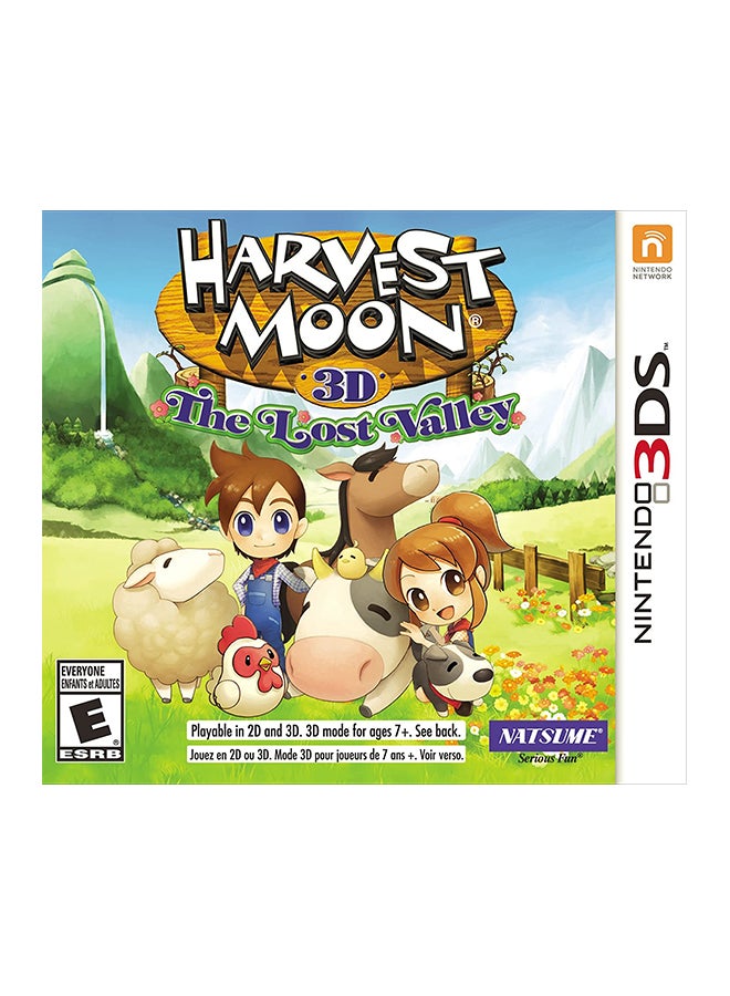 Harvest Moon 3D: The Lost Valley - Nintendo 3DS - simulation - nintendo_3ds