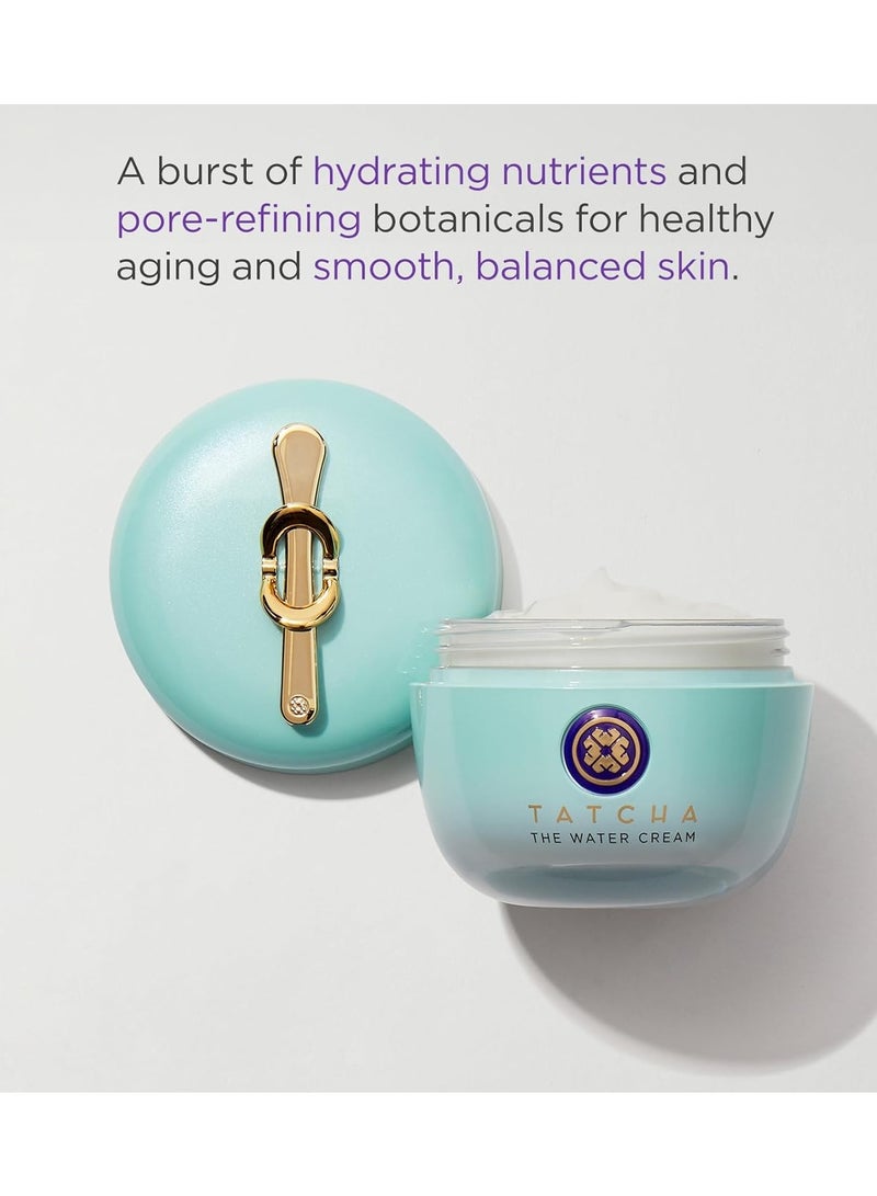 TATCHA The Water Cream | Cream Moisturizer for Face, Optimal Hydration For Pure Poreless Skin | 50 ml / 1.7 oz