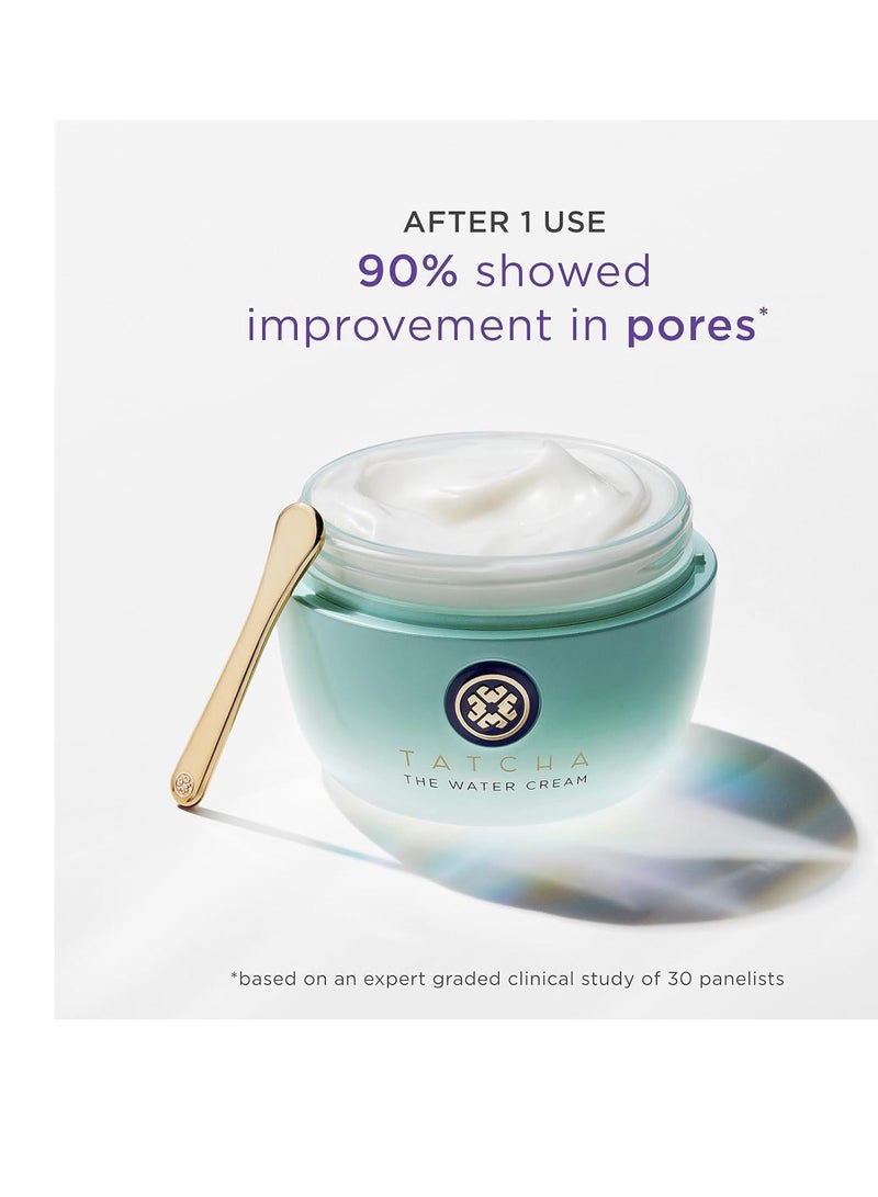 TATCHA The Water Cream | Cream Moisturizer for Face, Optimal Hydration For Pure Poreless Skin | 50 ml / 1.7 oz