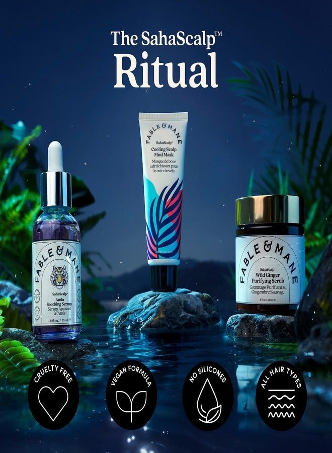 Fable And Mane SahaScalp Wild Ginger Purifying Scrub 237ml