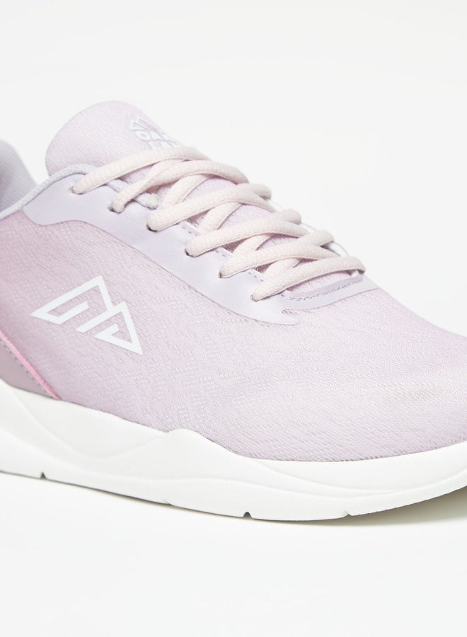 Women's Textured Lace-Up Sports Shoes