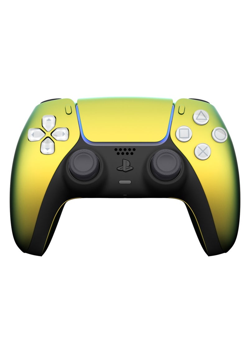 CRAFT by MERLIN PAINTED PLAY STATION 5 DUAL SENSE WIRELESS CONTROLLER DUAL TONE NORTHERN LIGHTS