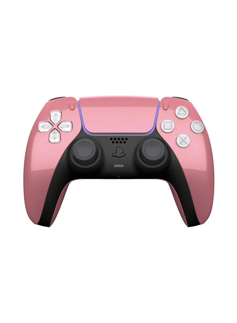CRAFT by MERLIN PAINTED PLAY STATION 5 DUAL SENSE WIRELESS CONTROLLER METALLIC PINK