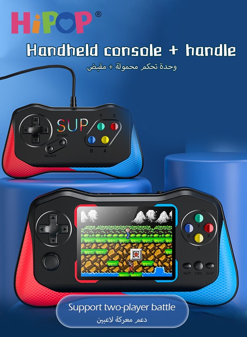 500 In 1 Handheld Game Console with one Gamepads,3.5-Inch HD Screen Retro Games,Handheld Game Console for Kids