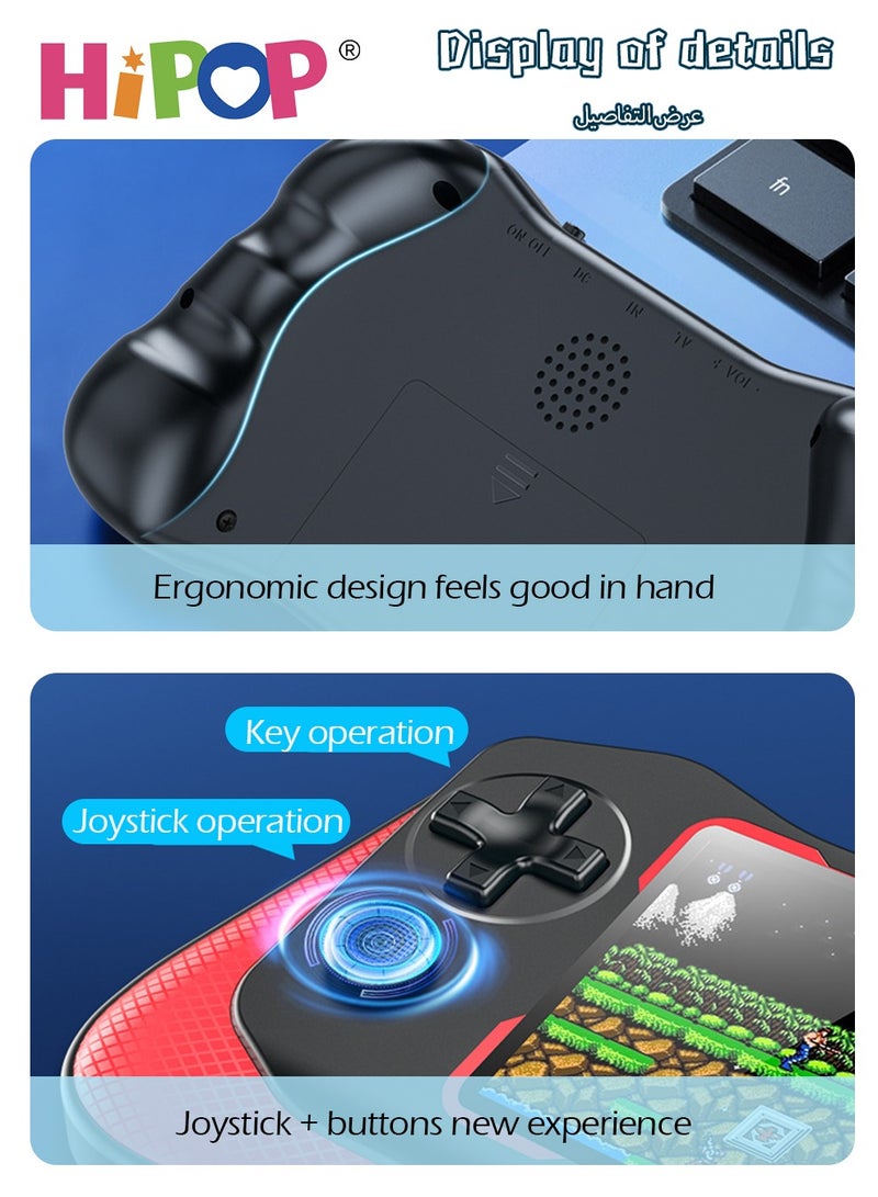 500 In 1 Handheld Game Console with one Gamepads,3.5-Inch HD Screen Retro Games,Handheld Game Console for Kids