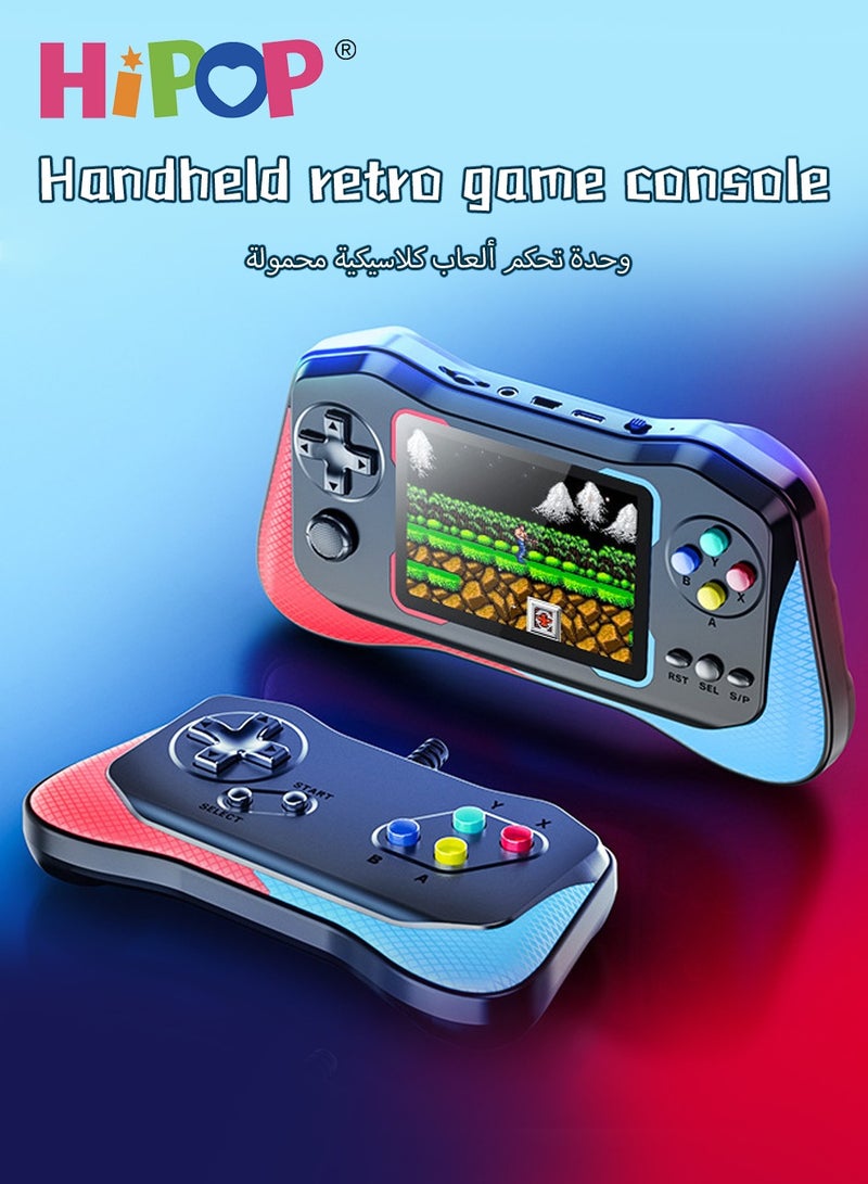 500 In 1 Handheld Game Console with one Gamepads,3.5-Inch HD Screen Retro Games,Handheld Game Console for Kids