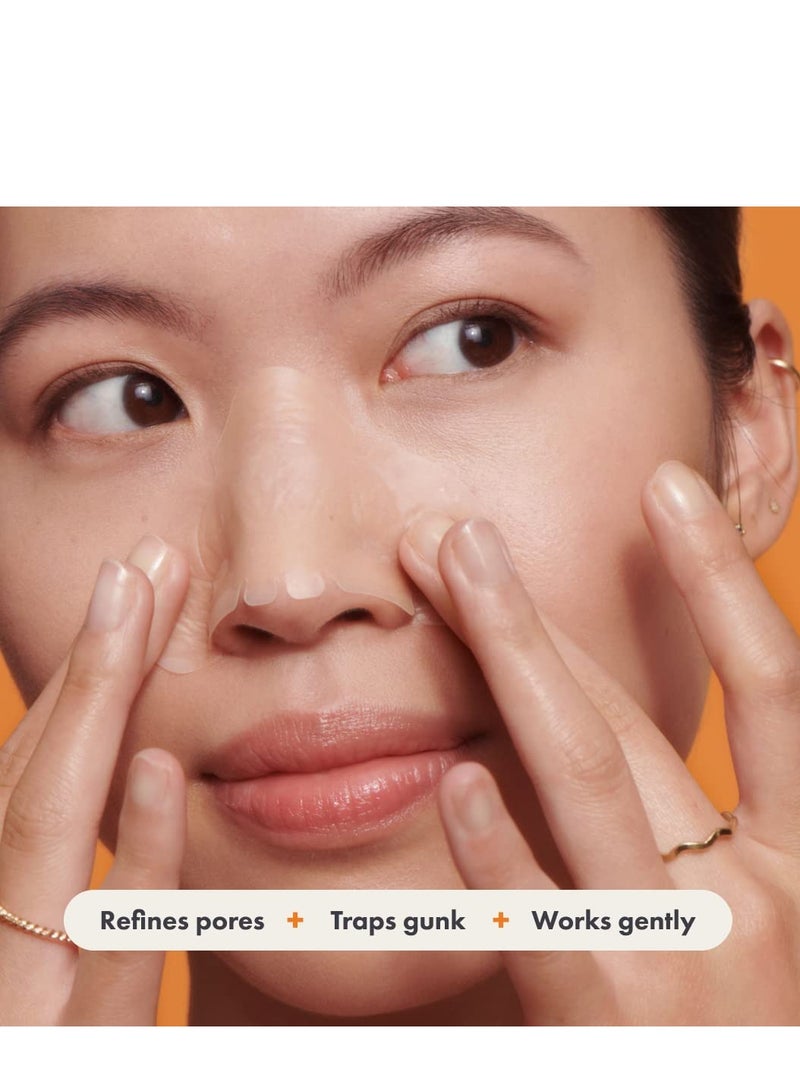Mighty Patch™ Nose Patch from Hero Cosmetics - XL Hydrocolloid Pimples, Zits and Oil - Dermatologist-Approved Overnight Pore Strips to Absorb Acne Nose Gunk (10 Count)