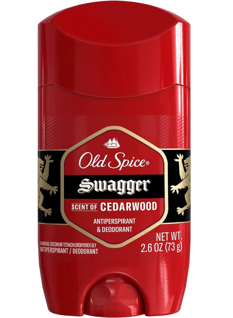 Red Zone Swagger Anti Perspirant Deodorant For Men Scent Of Cedarwood 73 G