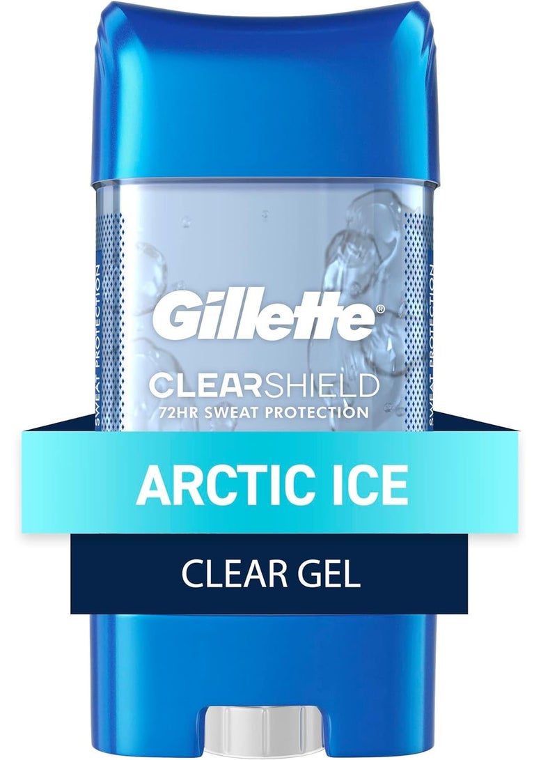 Clear Shield Arctic Ice Scent Clear Gel Antiperspirant Deodorant 107 G