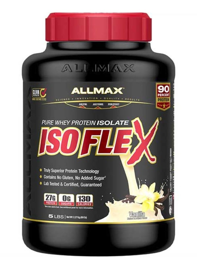 All Max,IsoFlex Whey Protein Isolate Powder ,Vanilla,2.27kg
