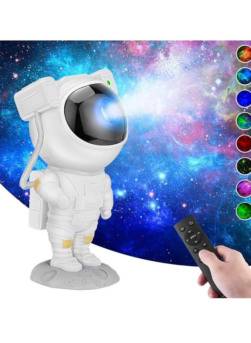 Astronaut Galaxy Star Projector Starry Night Light with Nebula Timer and Remote Control Kids Bedroom