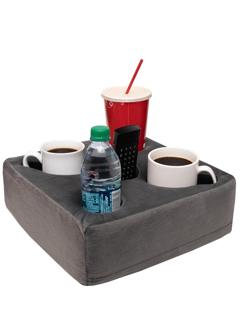 luxury cup holder pillow for living room and car