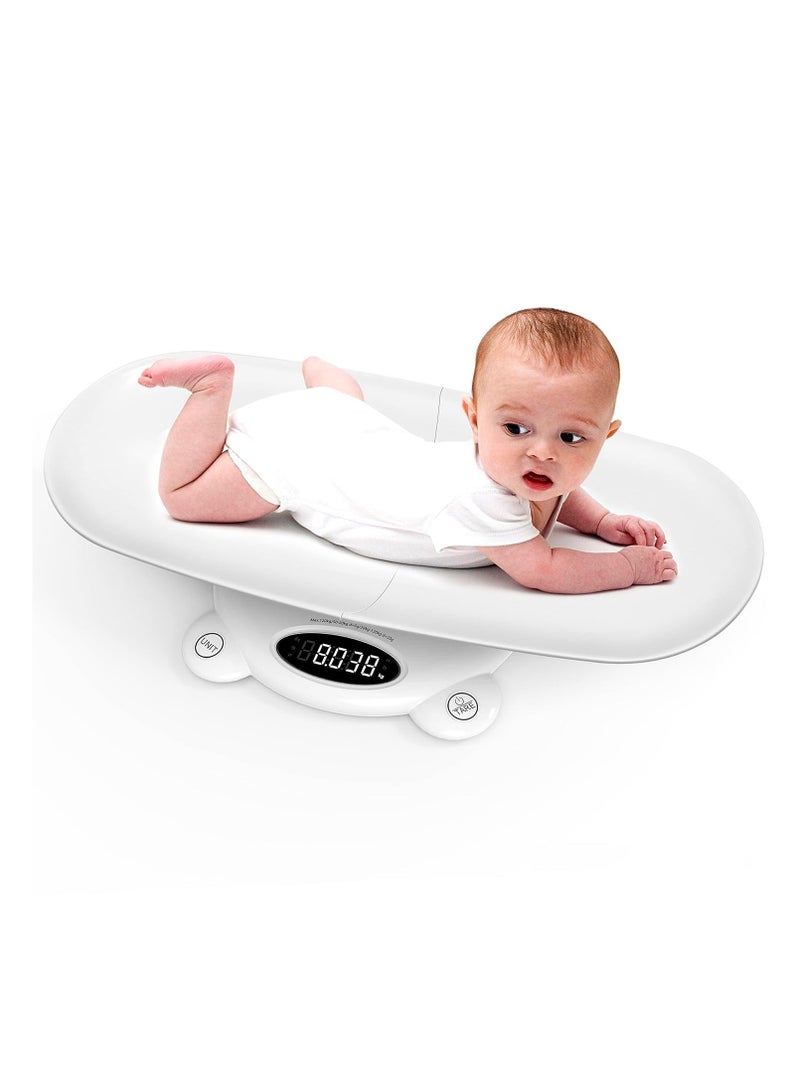 Digital Scale for Baby and Pet, Versatile Precision Weighing for Family Newborns Active Toddlers, Pets, Cats, and Dogs