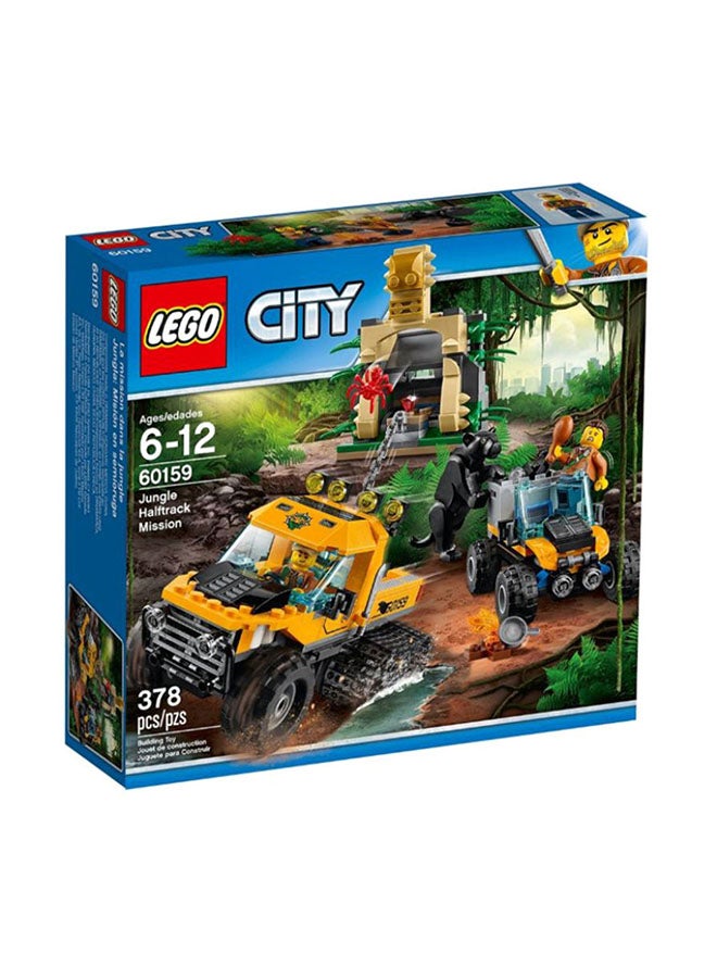 60159 378-Piece City Jungle Halftrack Mission Building Set 6+ Years