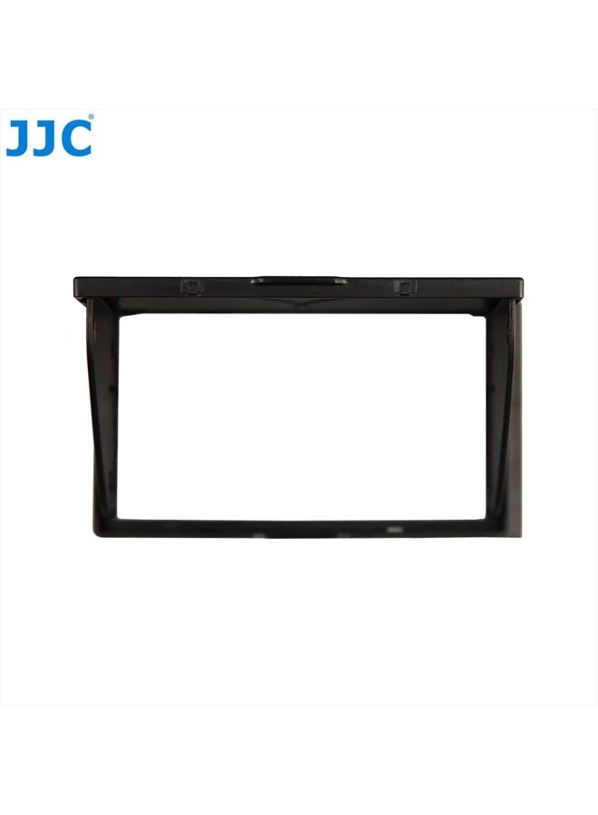 JJC 83x48mm Foldable Camera LCD Screen Hood Shade Cover for Sony A6000 A6100 A6300 A6400 A6500 A6600 Block Sunlight Anti-Glare Pop-up Screen Protector Display Guard Monitor Shield Adhesive-On