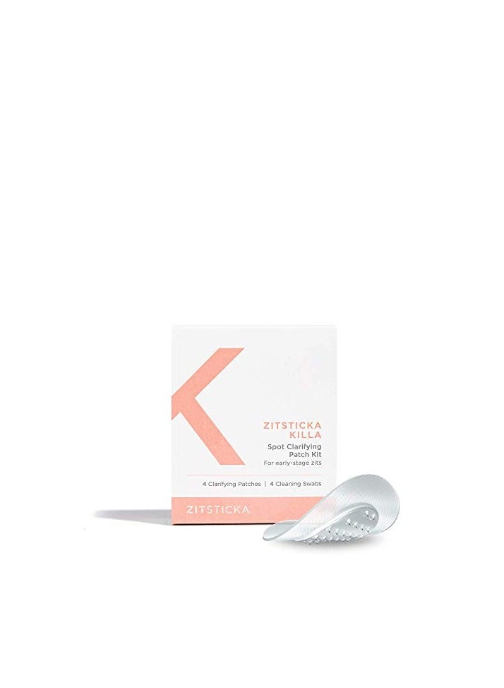 ZitSticka Killa Kit | Self-Dissolving Microdart Acne Pimple Patch for Zits and Blemishes | Spot Targeting for blind, early-stage, hard-to-reach zits for Face and Skin (4 Pack)