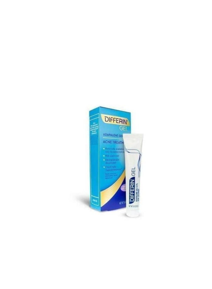Differin Adapalene Gel 0.1% Acne Treatment, 45 gram, 180-day supply, 1.6 Ounce (Pack of 2)