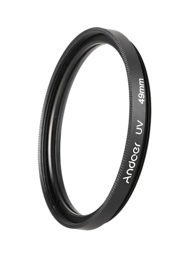 49 Mm UV Ultra-Violet Filter Lens Protector For Canon Nikon DSLR Camera 4.9cm Black