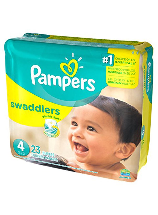 Swaddlers Diapers, Size 4, 23 Count